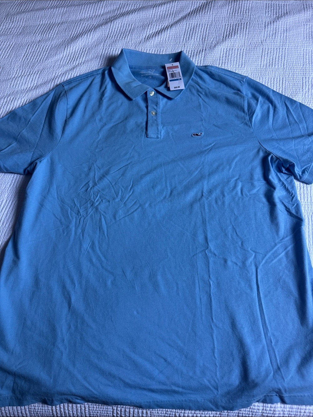 Vineyard Vines Men's Polo in Sky Blue